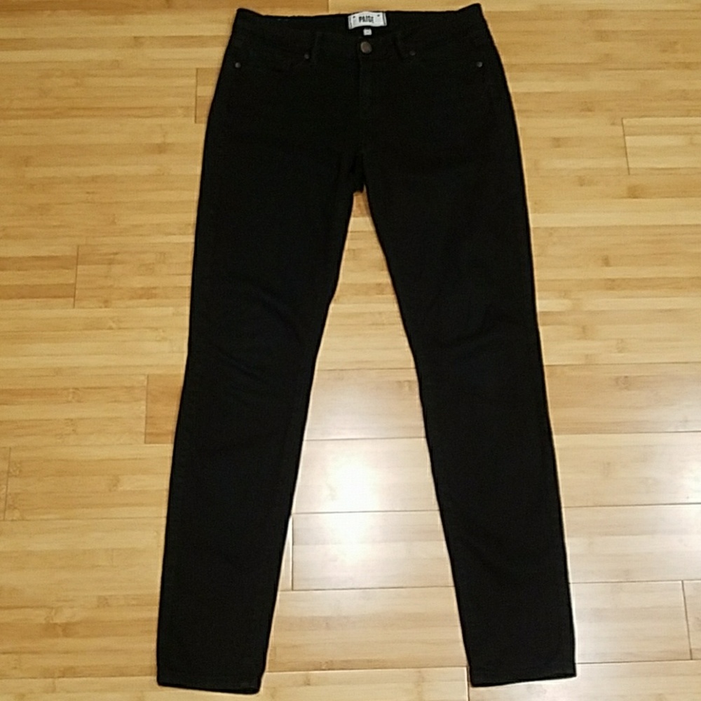 Paige Verdugo Ultra Skinny Black Jean 28
